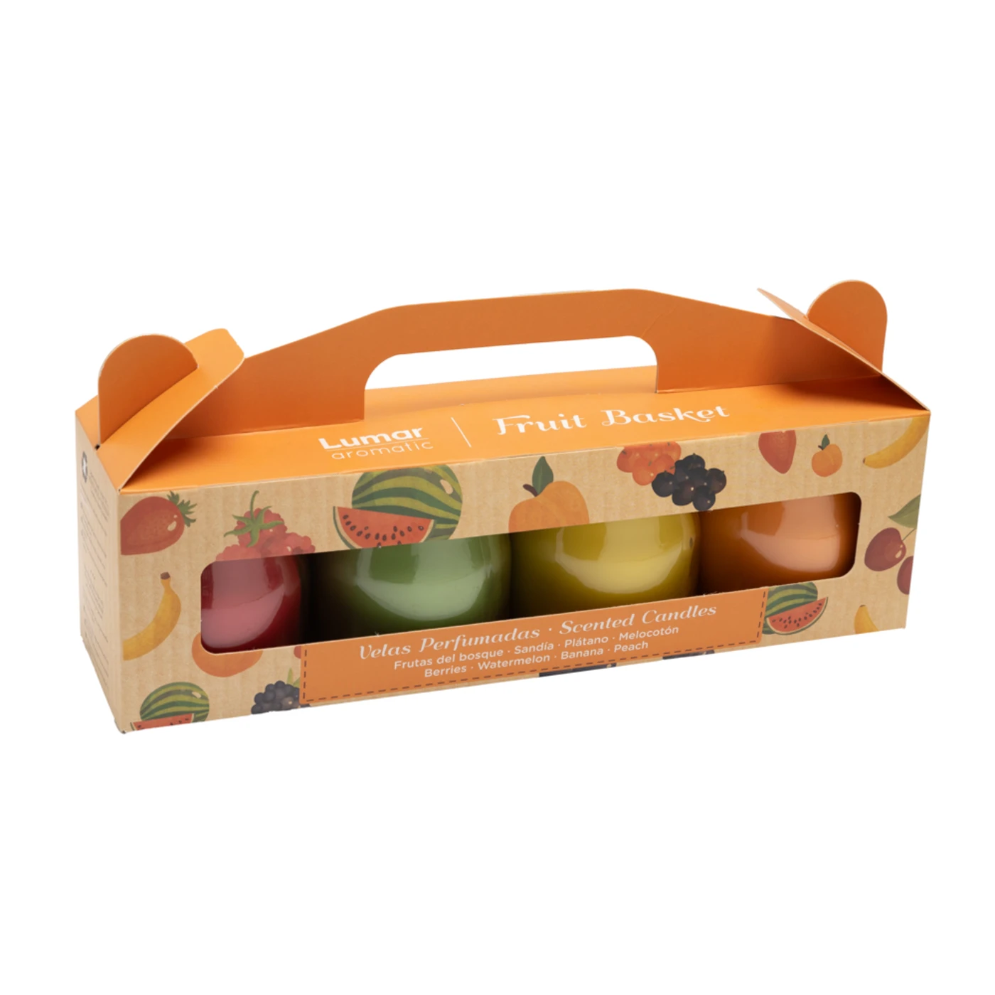 Fruit Basket de velas de yogurt