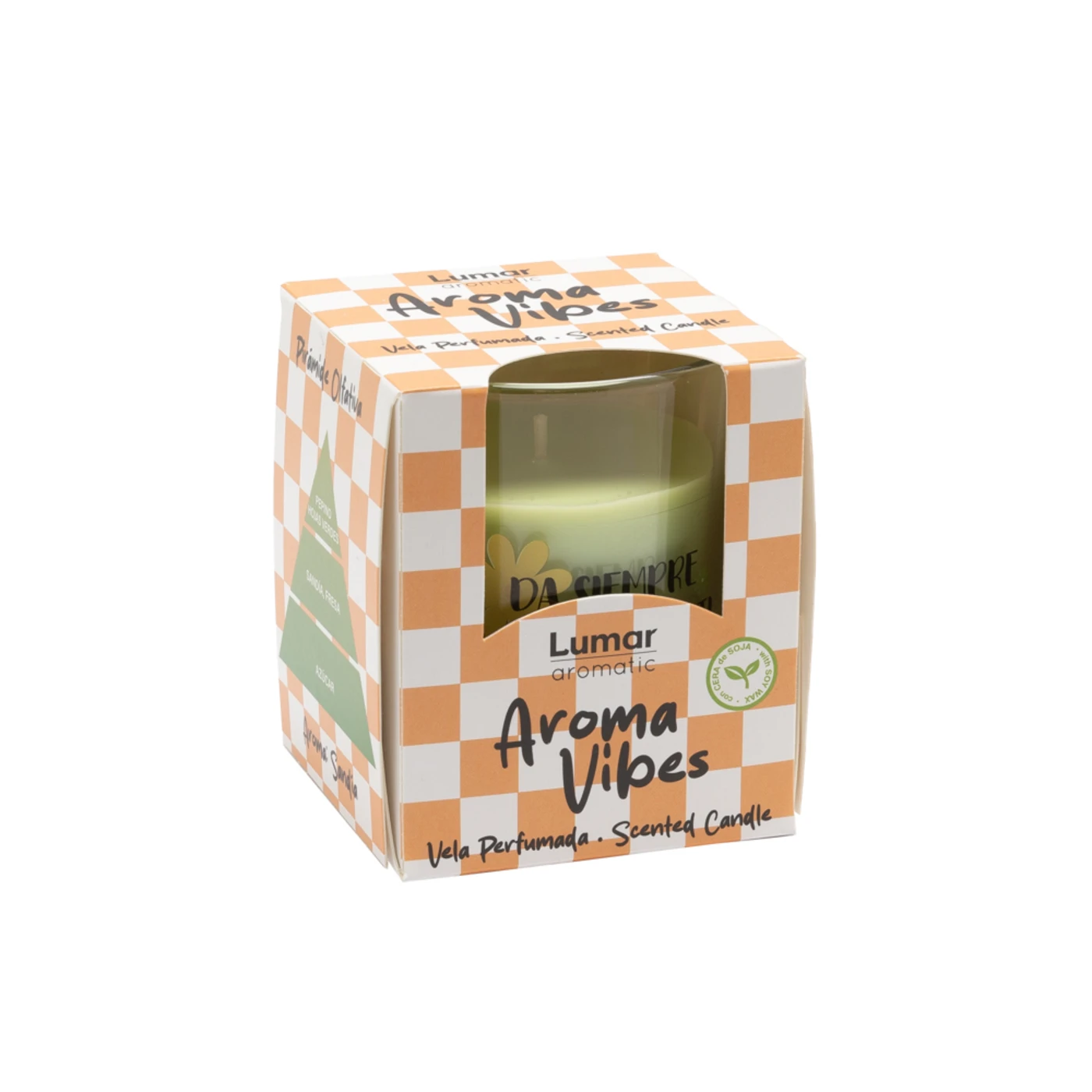 Vela perfumada AromaVibes Mensaje Siempre